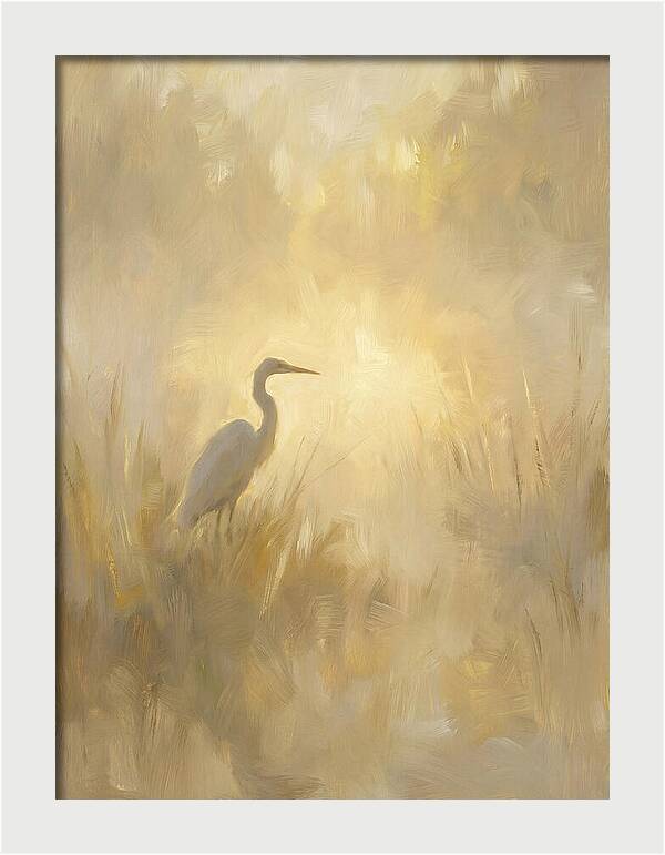 Egret Silhouette