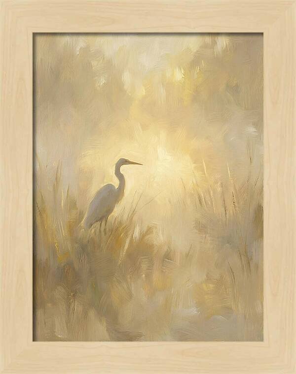 Egret Silhouette