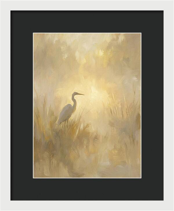 Egret Silhouette
