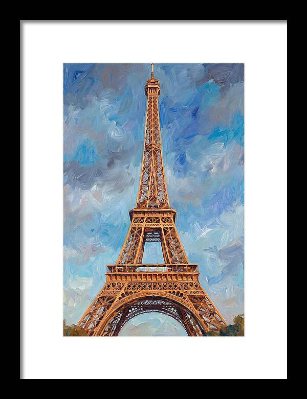 Eiffel Tower Under Blue Skies