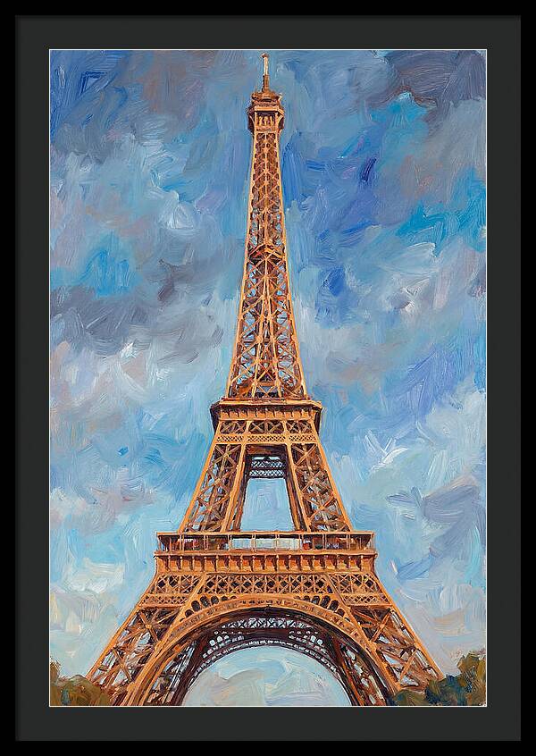 Eiffel Tower Under Blue Skies