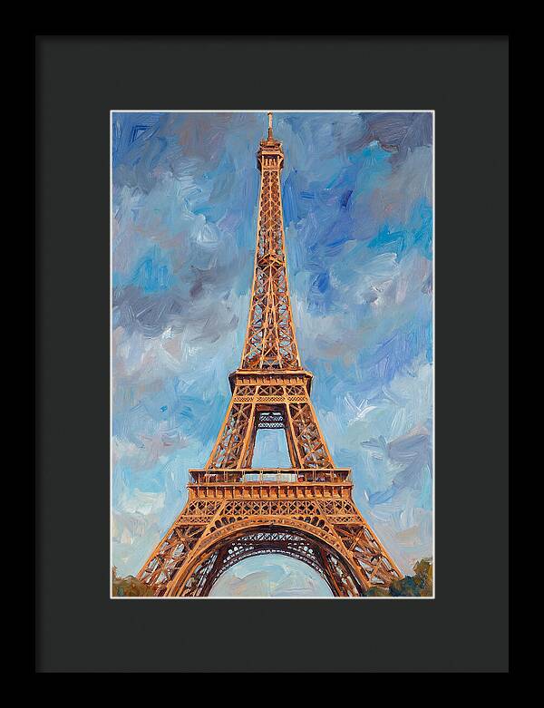 Eiffel Tower Under Blue Skies