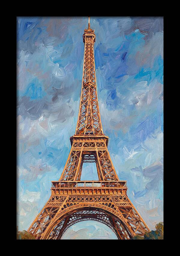 Eiffel Tower Under Blue Skies