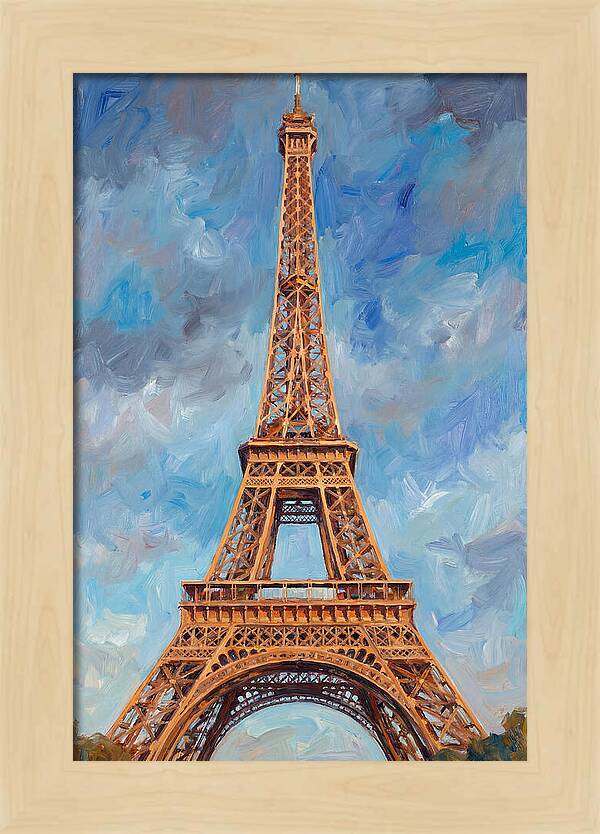 Eiffel Tower Under Blue Skies