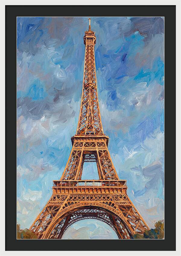 Eiffel Tower Under Blue Skies