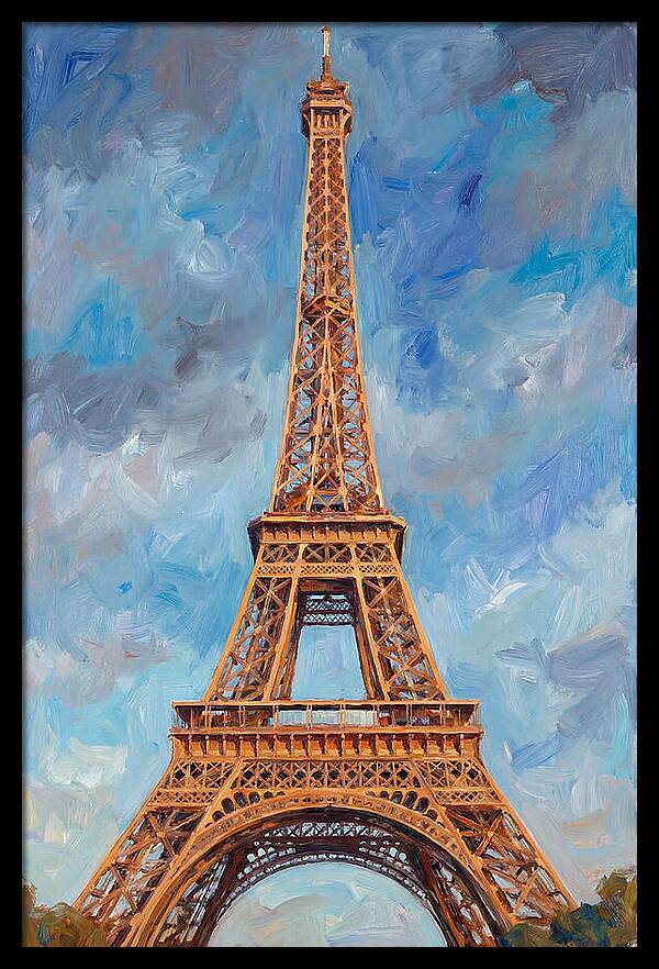 Eiffel Tower Under Blue Skies