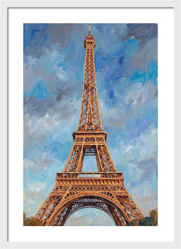 Eiffel Tower Under Blue Skies