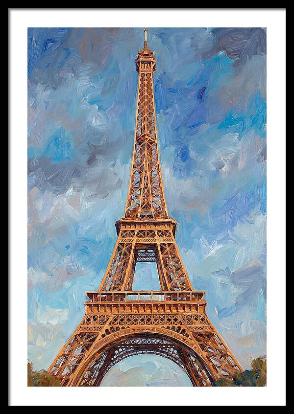 Eiffel Tower Under Blue Skies