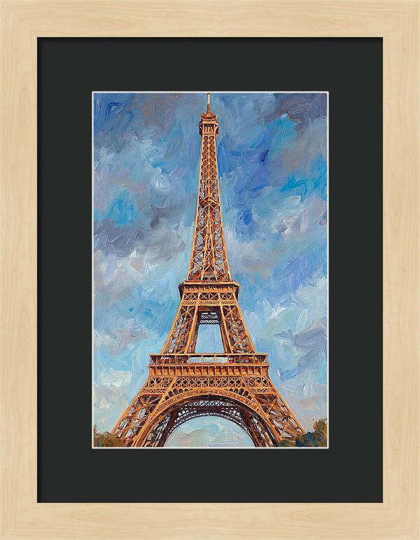 Eiffel Tower Under Blue Skies