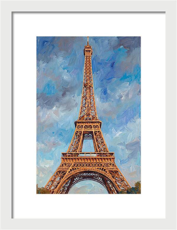Eiffel Tower Under Blue Skies