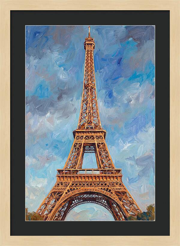 Eiffel Tower Under Blue Skies