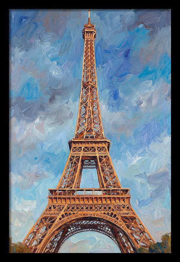 Eiffel Tower Under Blue Skies
