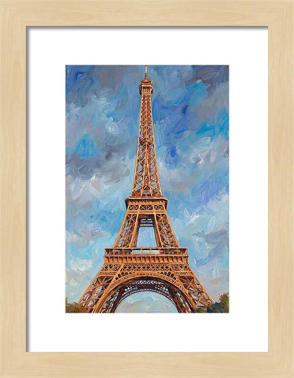 Eiffel Tower Under Blue Skies