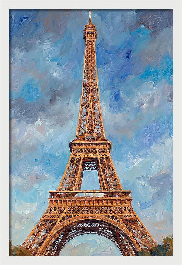 Eiffel Tower Under Blue Skies