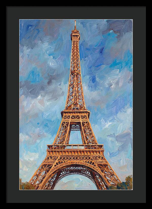 Eiffel Tower Under Blue Skies