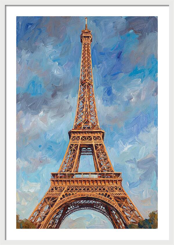Eiffel Tower Under Blue Skies