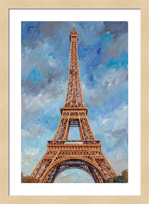 Eiffel Tower Under Blue Skies