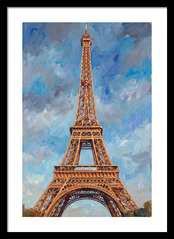 Eiffel Tower Under Blue Skies