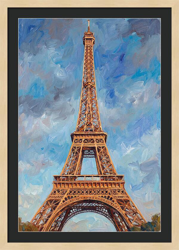 Eiffel Tower Under Blue Skies