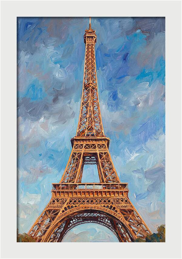 Eiffel Tower Under Blue Skies
