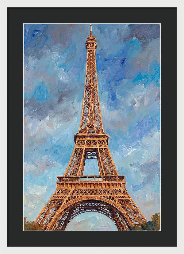 Eiffel Tower Under Blue Skies