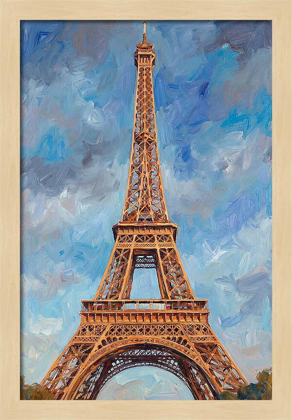 Eiffel Tower Under Blue Skies