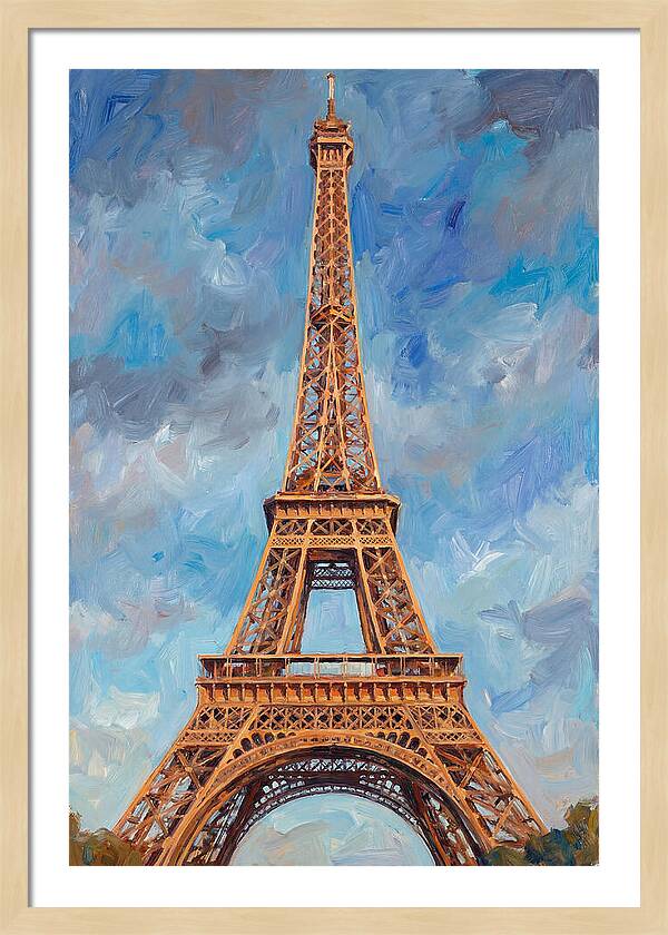 Eiffel Tower Under Blue Skies