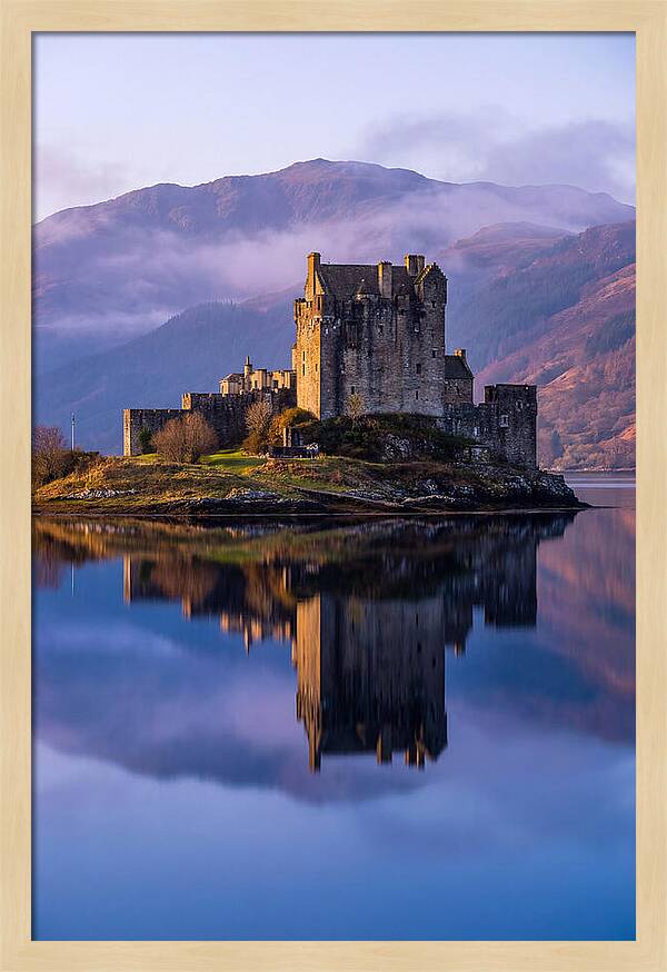Eilean Donan Castle At Dawn