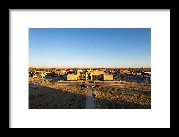 Eisenhower Library At Dusk