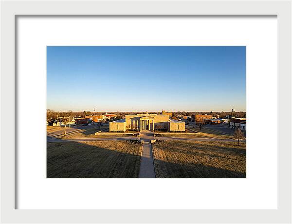 Eisenhower Library At Dusk