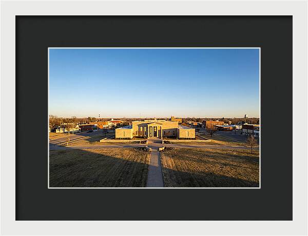Eisenhower Library At Dusk