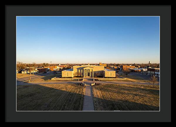 Eisenhower Library At Dusk