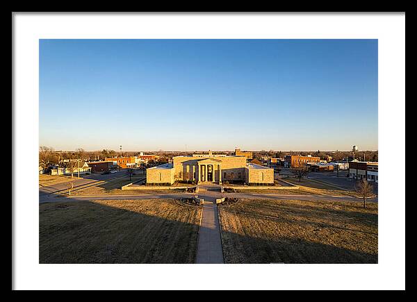 Eisenhower Library At Dusk