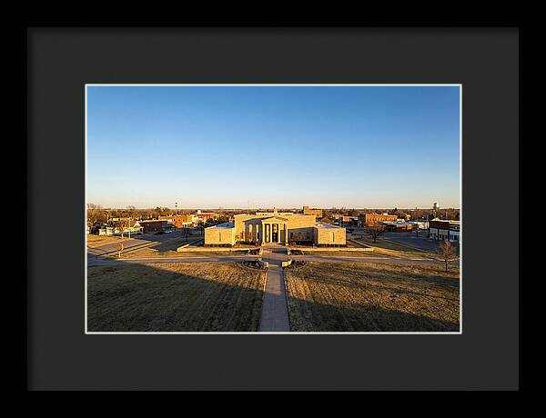 Eisenhower Library At Dusk