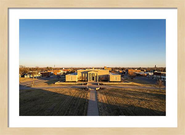 Eisenhower Library At Dusk