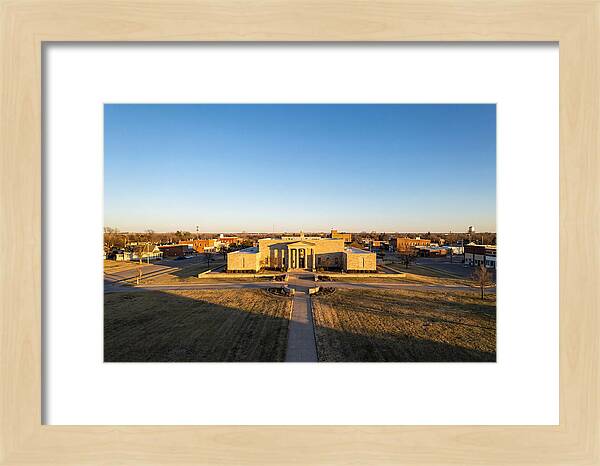 Eisenhower Library At Dusk