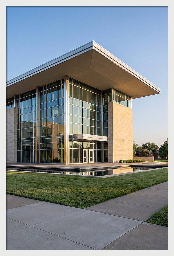 Eisenhower Presidential Library Exterior