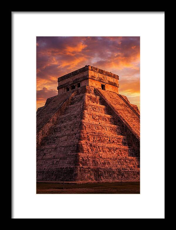El Castillo At Golden Hour