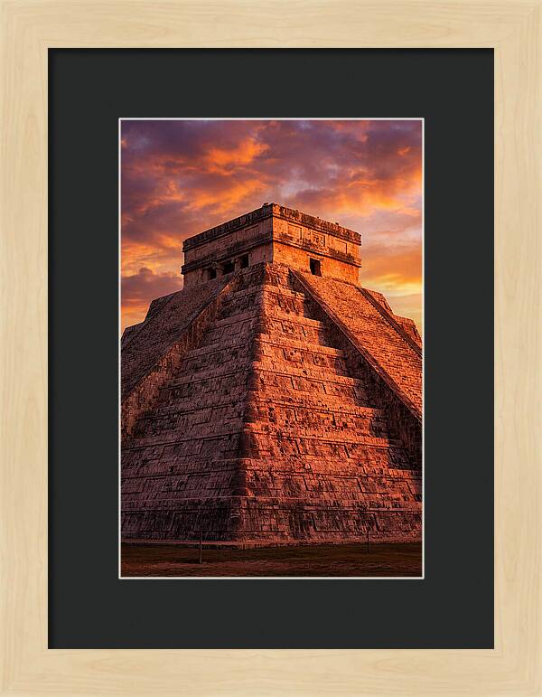 El Castillo At Golden Hour