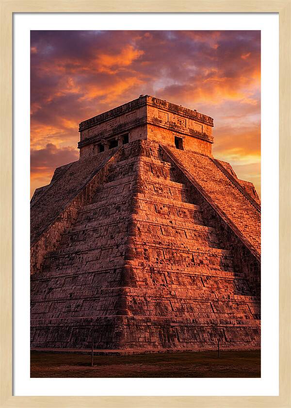 El Castillo At Golden Hour
