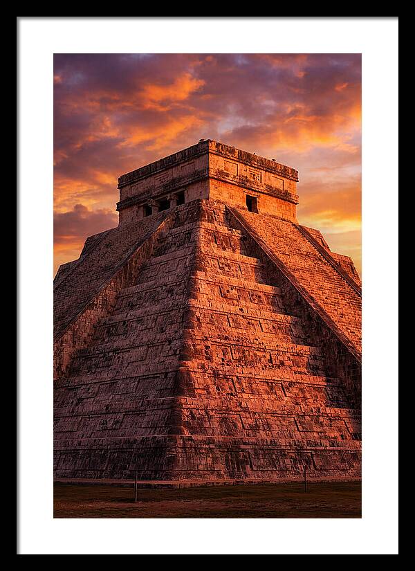 El Castillo At Golden Hour