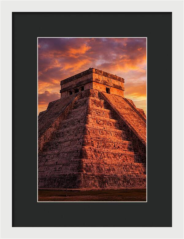 El Castillo At Golden Hour