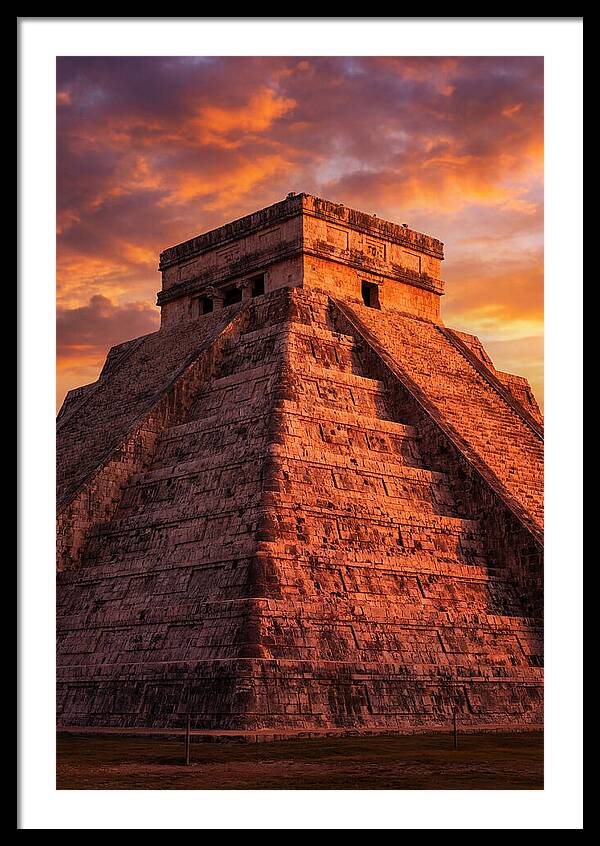 El Castillo At Golden Hour