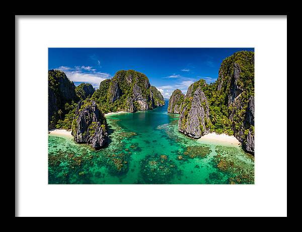 El Nido Big Lagoon Aerial View