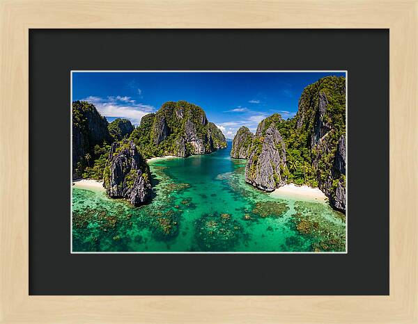 El Nido Big Lagoon Aerial View