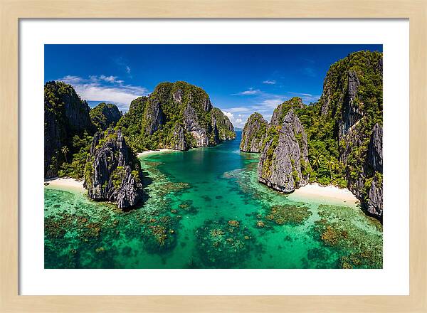 El Nido Big Lagoon Aerial View