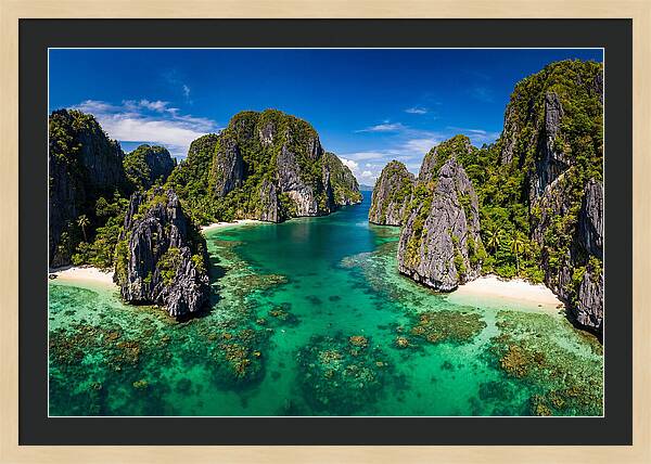 El Nido Big Lagoon Aerial View