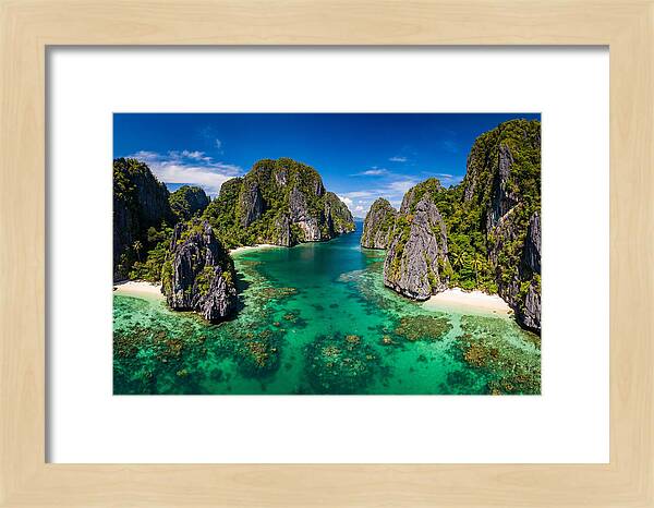 El Nido Big Lagoon Aerial View