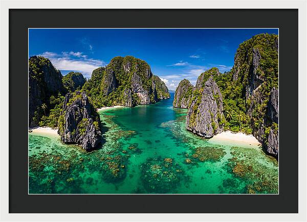 El Nido Big Lagoon Aerial View