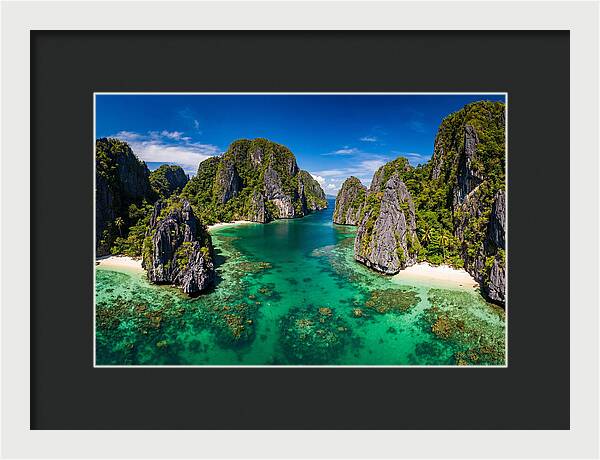 El Nido Big Lagoon Aerial View